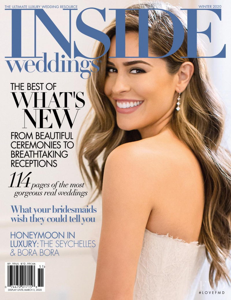  featured on the Inside Weddings cover from December 2020