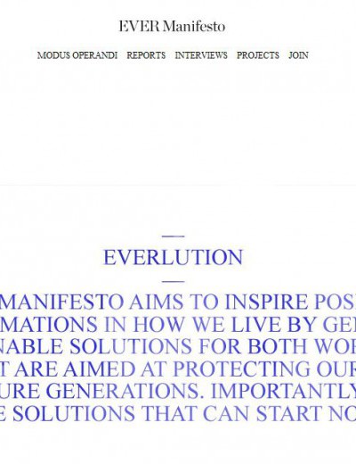 EverManifesto.com