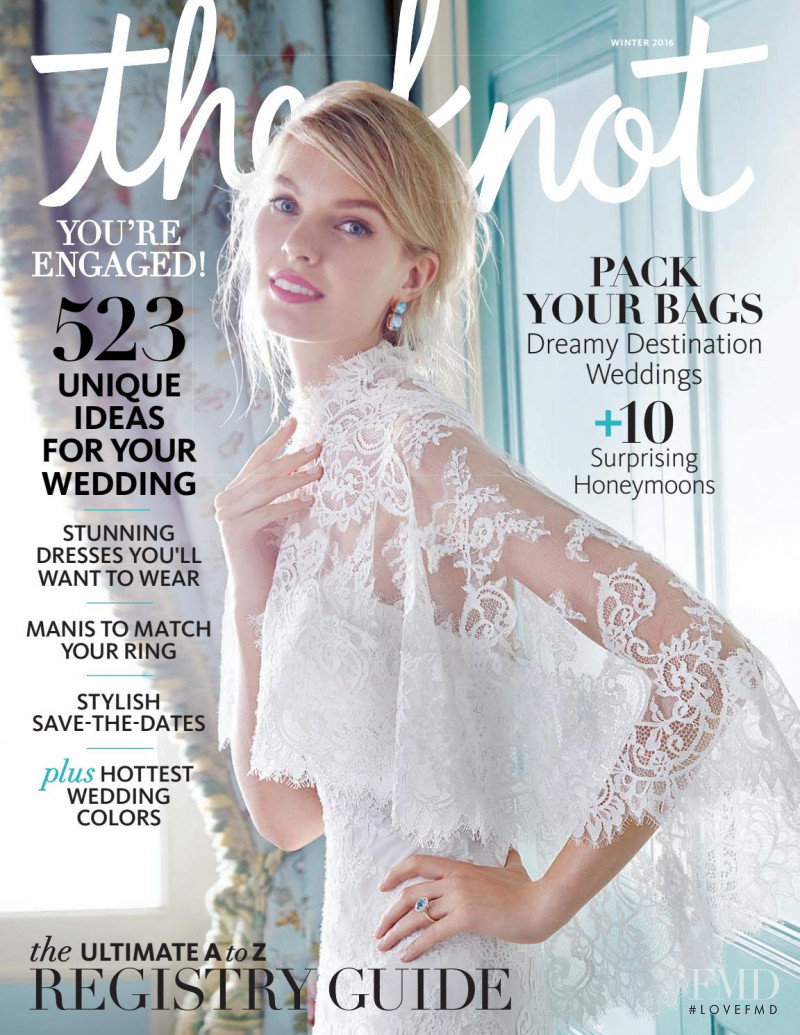  featured on the the knot cover from December 2016