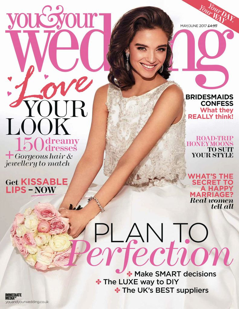  featured on the you and your wedding cover from May 2017