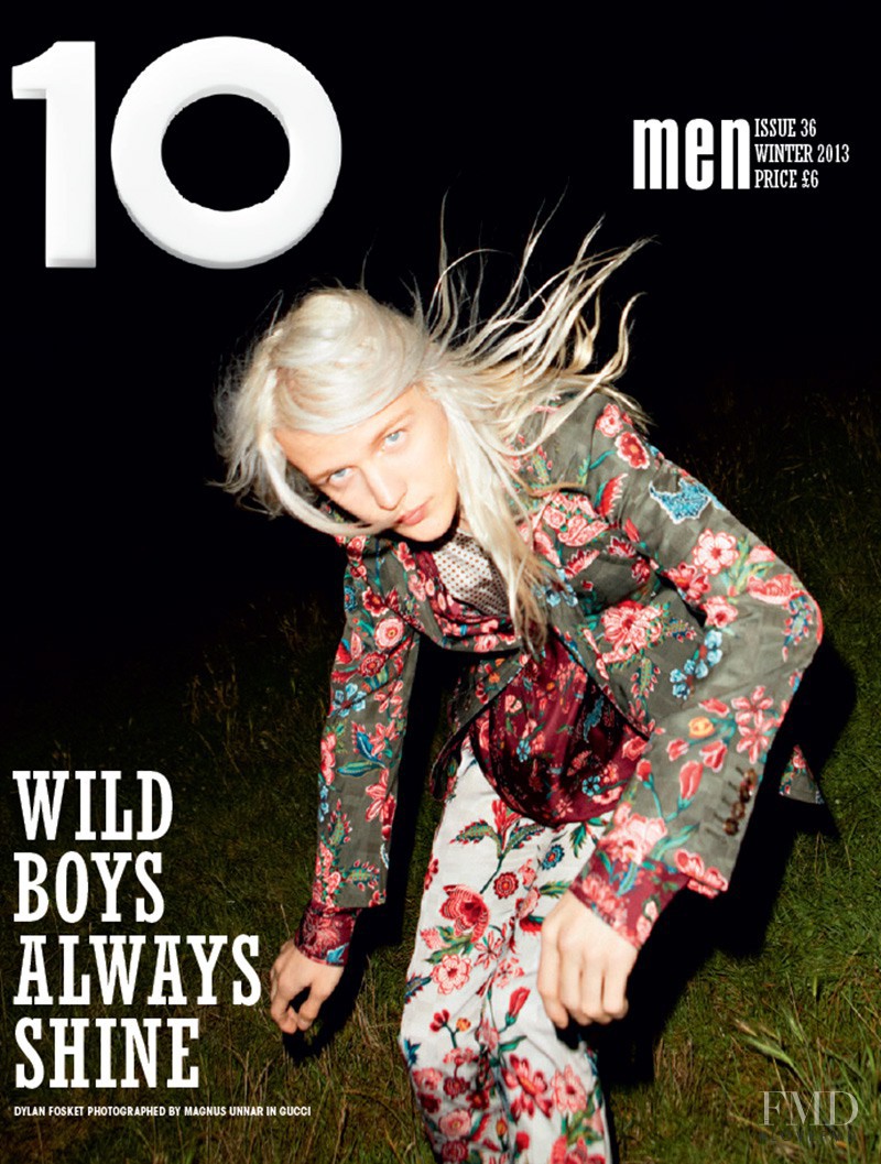 Dylan Fosket featured on the 10 Men cover from December 2013