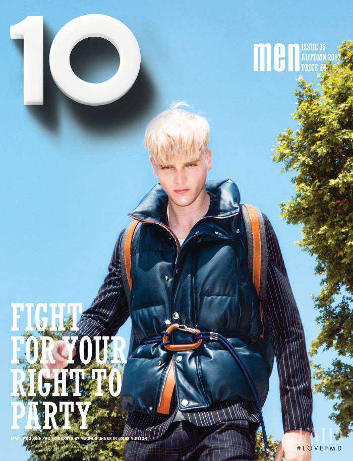 Matt McGlone featured on the 10 Men cover from September 2013