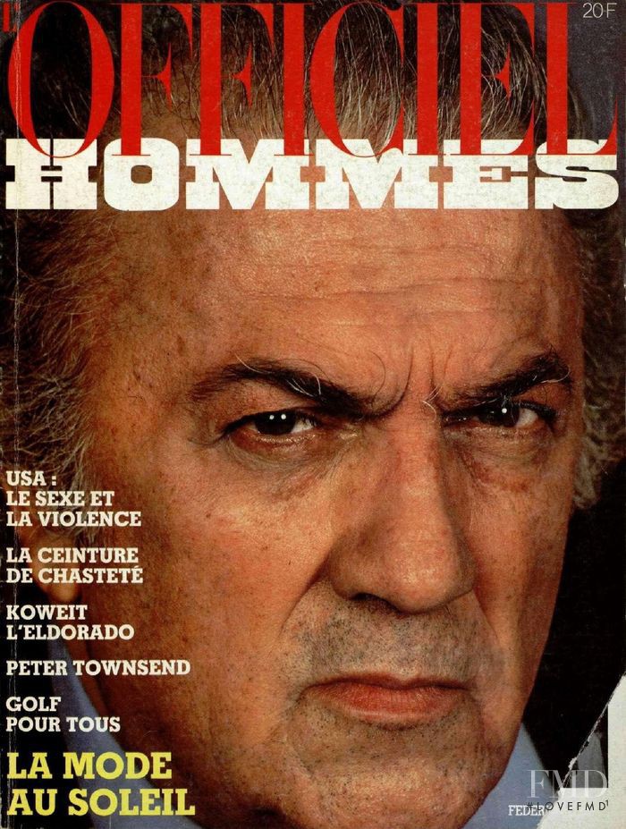  featured on the L\'Officiel Hommes cover from December 1979