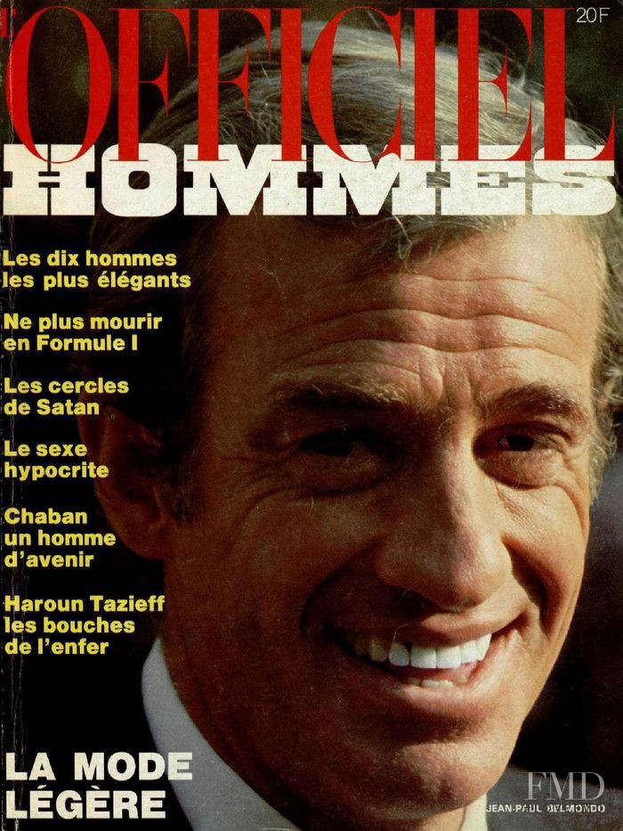 Jean-Paul Belmondo featured on the L\'Officiel Hommes cover from February 1979