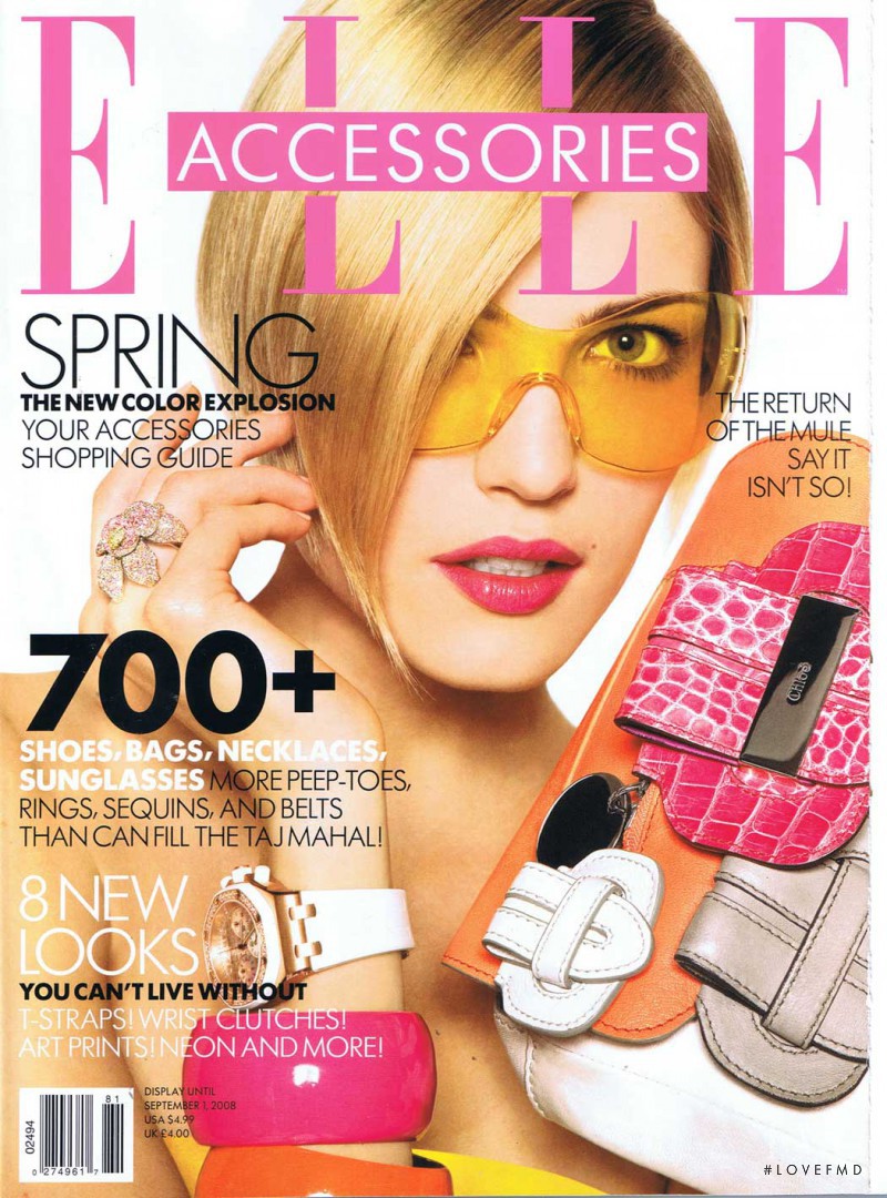  featured on the Elle Accessories cover from September 2008