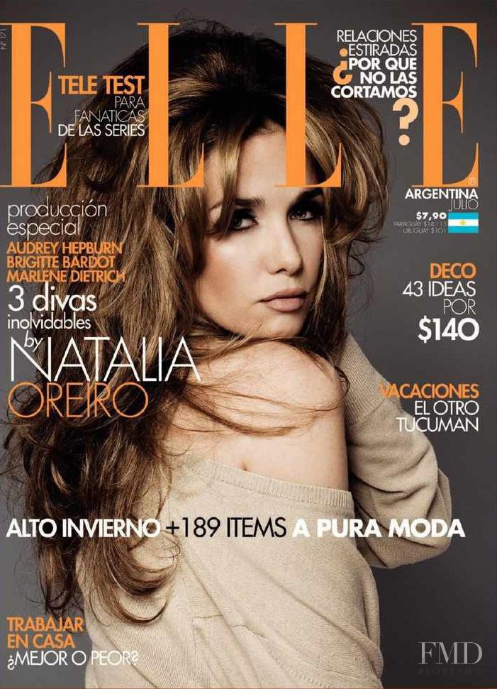  featured on the Elle Argentina cover from July 2008