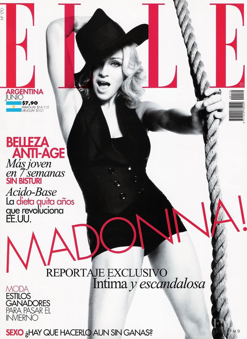 Madonna featured on the Elle Argentina cover from June 2008