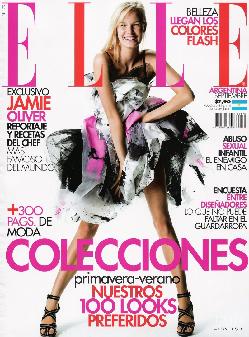  featured on the Elle Argentina cover from September 2008