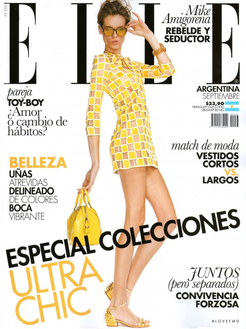  featured on the Elle Argentina cover from September 2013