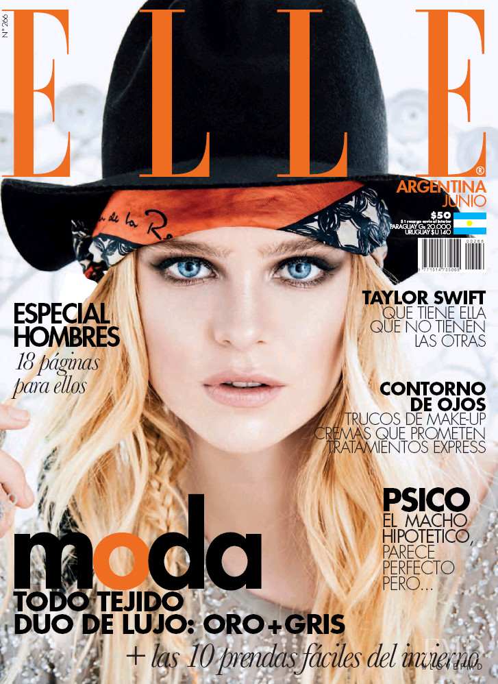  Inna Moll  featured on the Elle Argentina cover from June 2016
