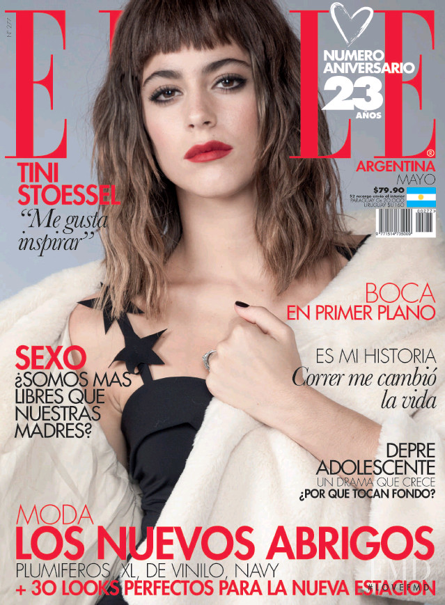 Martina Stoessel featured on the Elle Argentina cover from May 2017