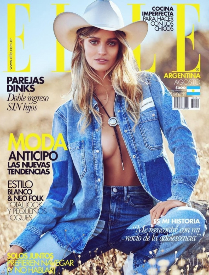  featured on the Elle Argentina cover from August 2019