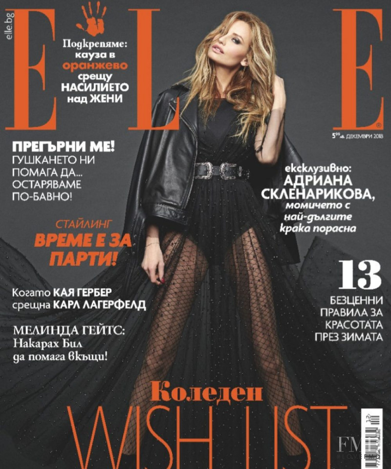  featured on the Elle Bulgaria cover from December 2018