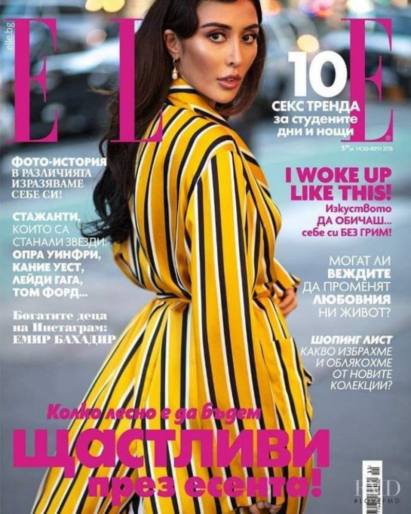  featured on the Elle Bulgaria cover from November 2018