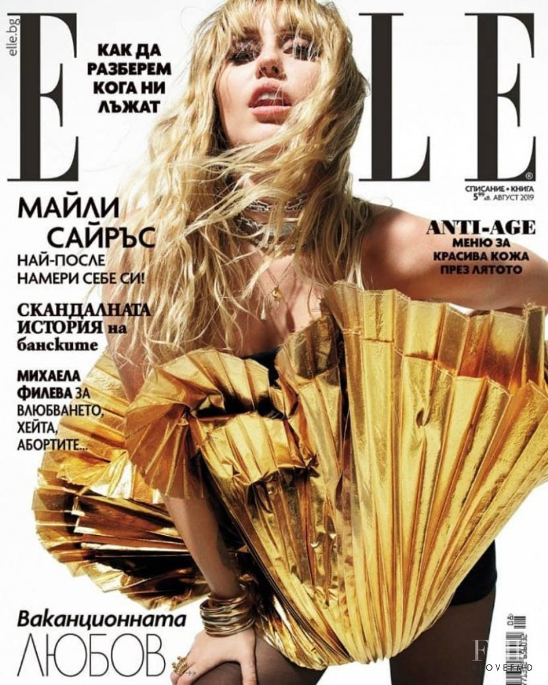 Cover of Elle Bulgaria with Miley Cyrus, August 2019 (ID:51520 ...