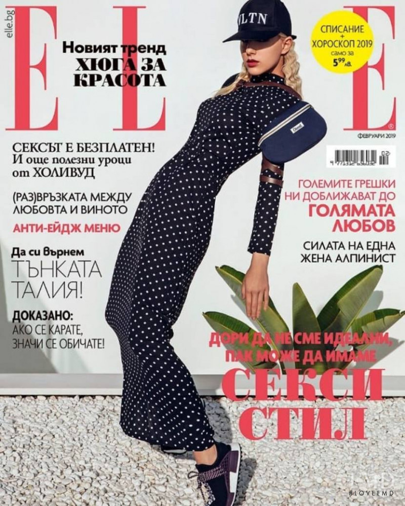 featured on the Elle Bulgaria cover from February 2019