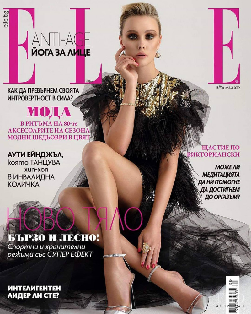  featured on the Elle Bulgaria cover from May 2019