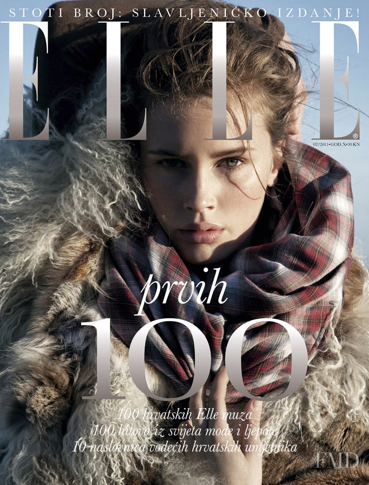 Marine Vacth featured on the Elle Croatia cover from February 2011