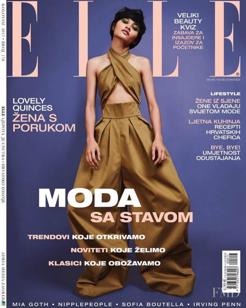 Tawan  featured on the Elle Croatia cover from August 2017