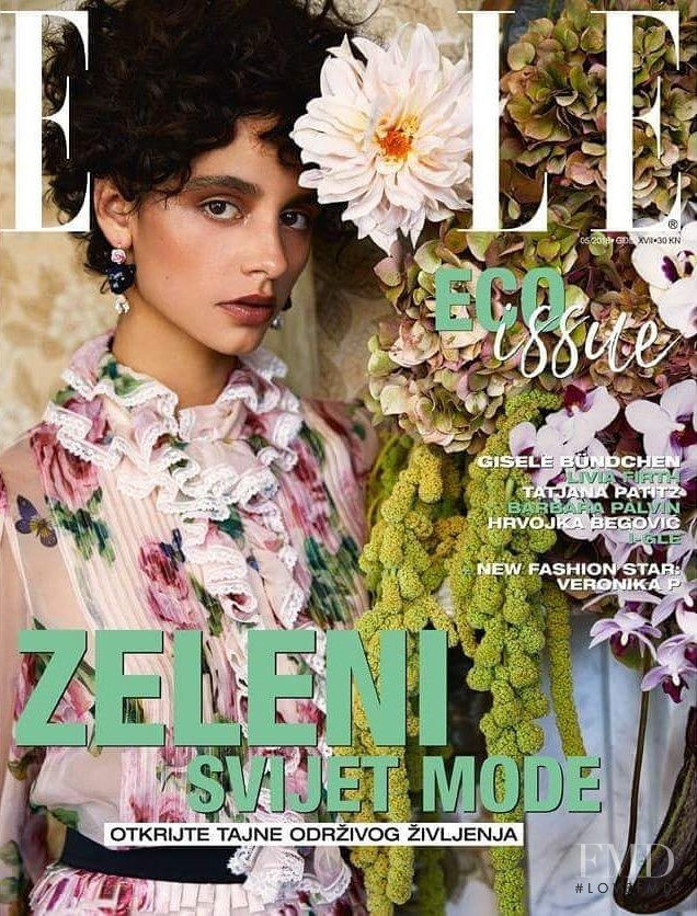  featured on the Elle Croatia cover from May 2018