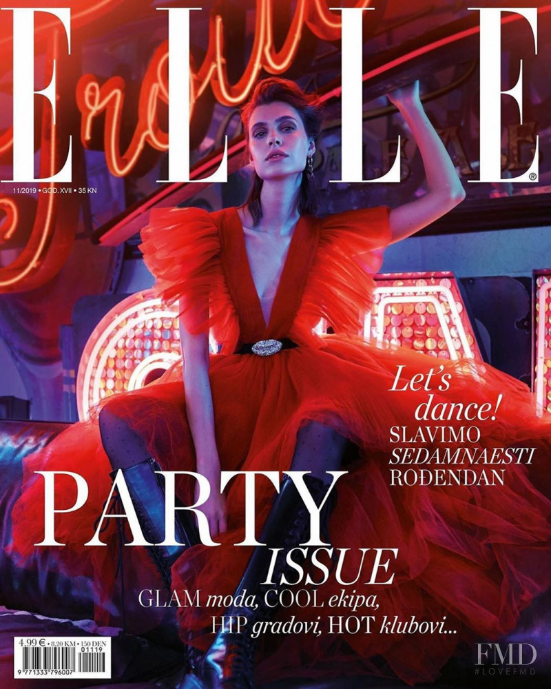  featured on the Elle Croatia cover from November 2019