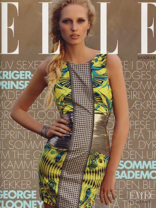 Cathrine Norgaard featured on the Elle Denmark cover from June 2010