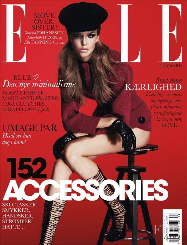 Josephine Skriver featured on the Elle Denmark cover from November 2011