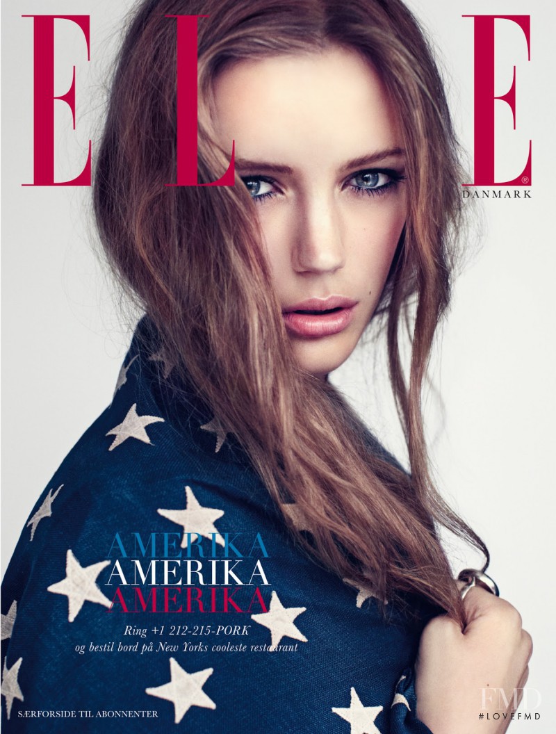 Esther Heesch featured on the Elle Denmark cover from November 2012