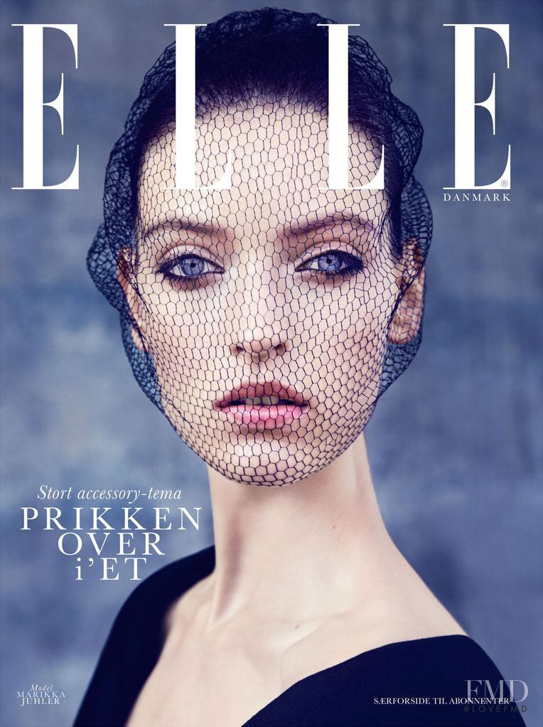 Marikka Juhler featured on the Elle Denmark cover from September 2013