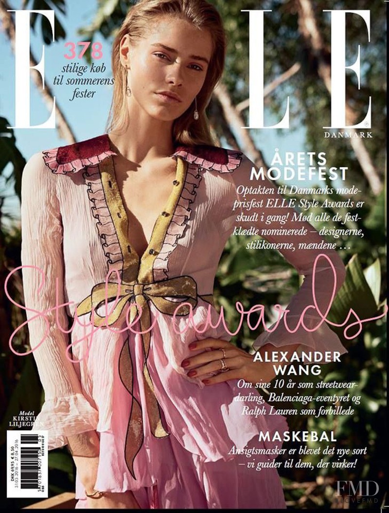 Kirstin Kragh Liljegren featured on the Elle Denmark cover from May 2016