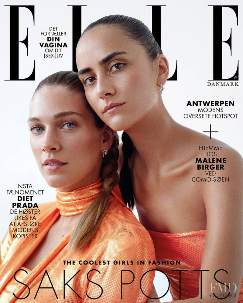  featured on the Elle Denmark cover from August 2019