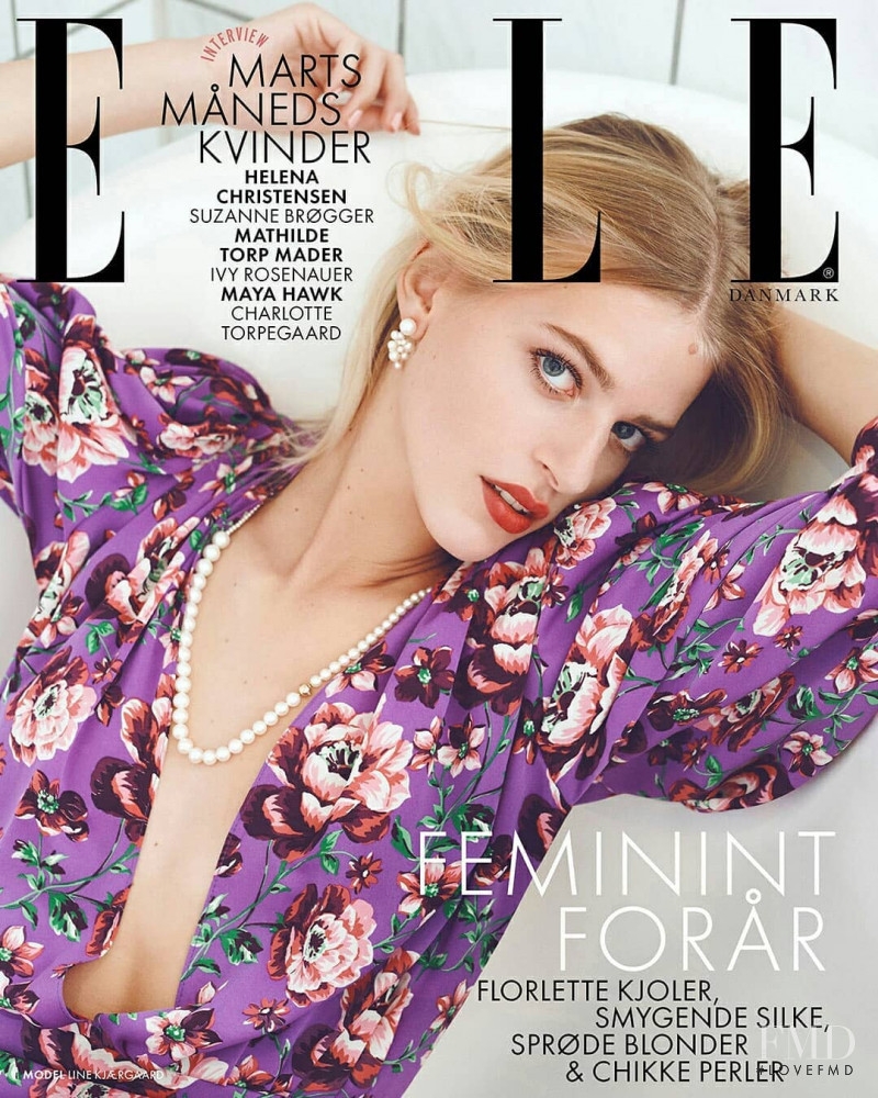  featured on the Elle Denmark cover from March 2019