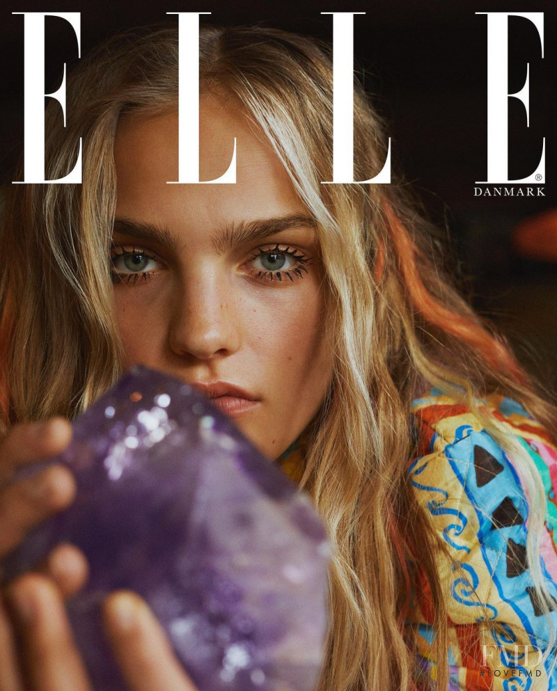 Josefine Lynderup featured on the Elle Denmark cover from November 2020