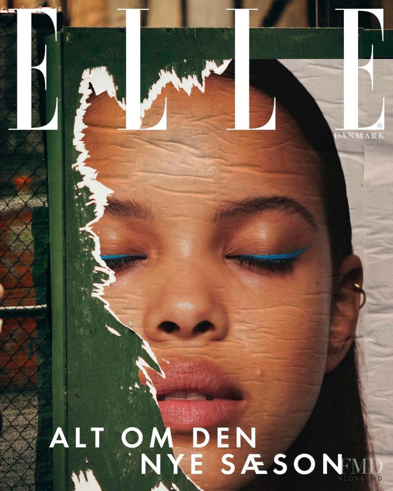 Amandine Pouilly featured on the Elle Denmark cover from February 2022