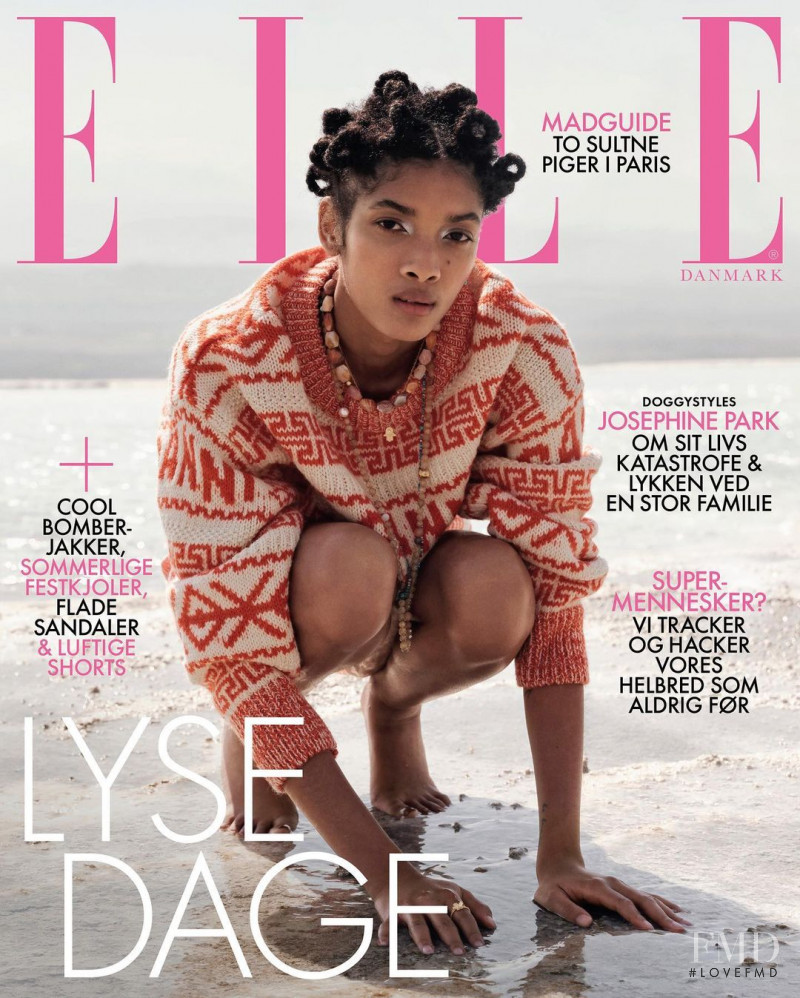 Licett Morillo featured on the Elle Denmark cover from May 2022