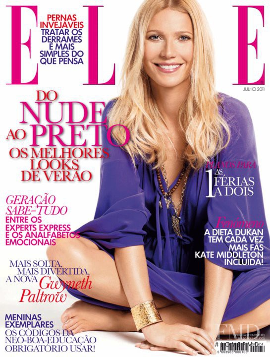 Gwyneth Paltrow featured on the Elle Portugal cover from July 2011