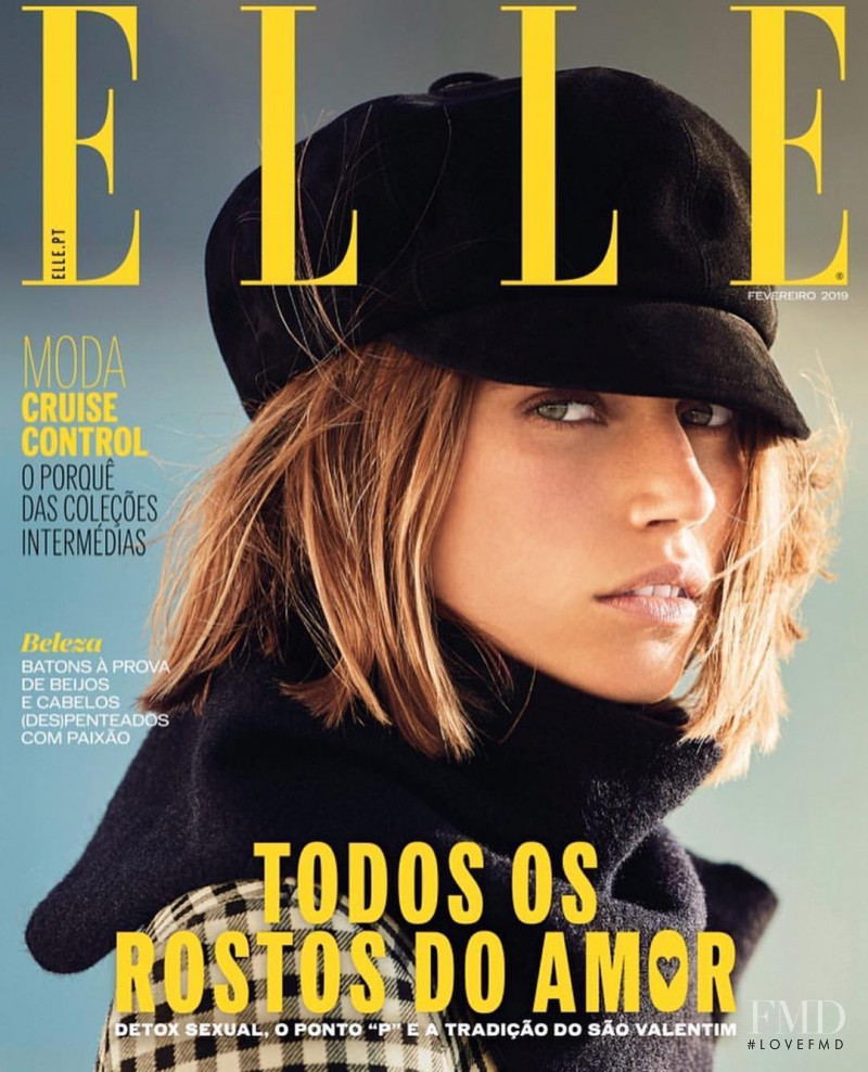 Cato van Ee featured on the Elle Portugal cover from February 2019