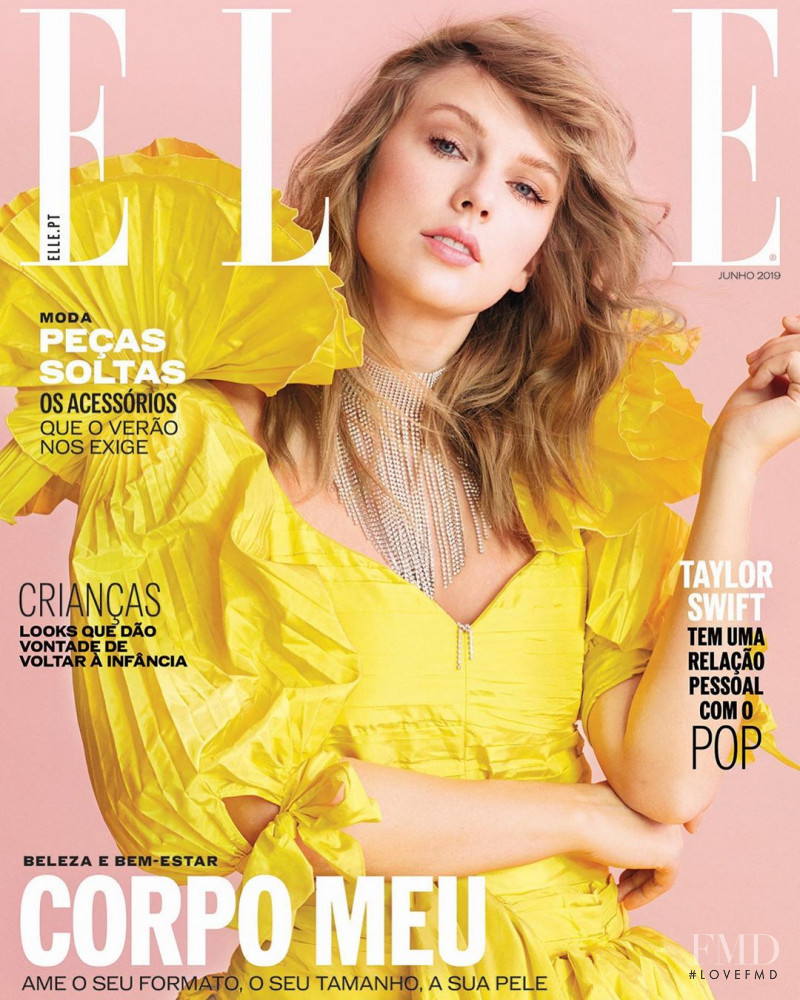 Taylor Swift featured on the Elle Portugal cover from June 2019