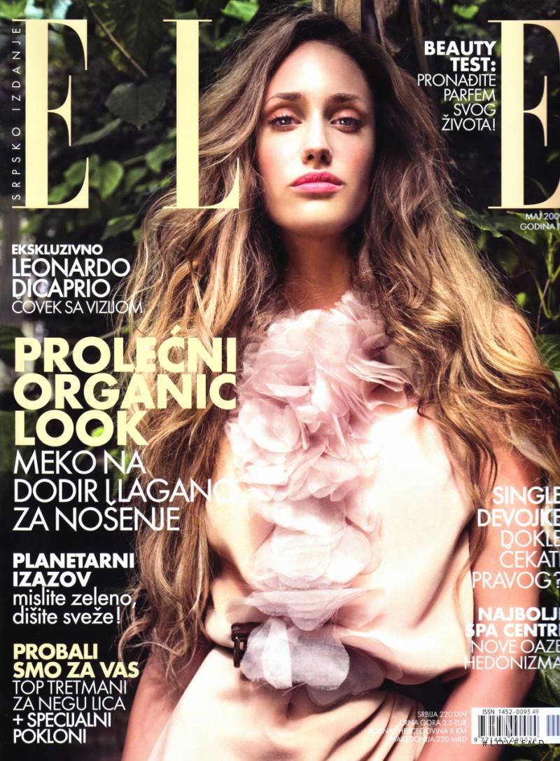 Vanja Josic featured on the Elle Serbia cover from May 2009