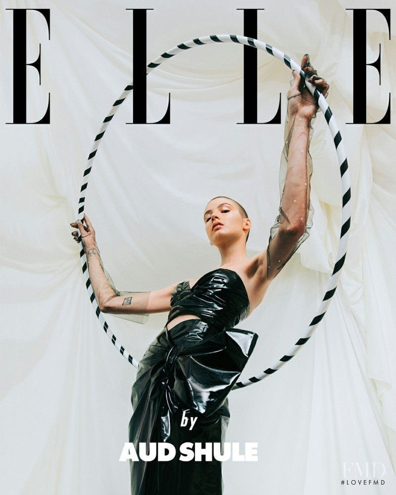 Joanna Krneta featured on the Elle Serbia cover from December 2019