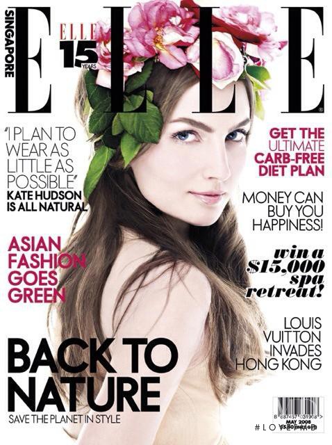  featured on the Elle Singapore cover from May 2008