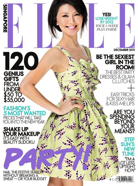  featured on the Elle Singapore cover from December 2011