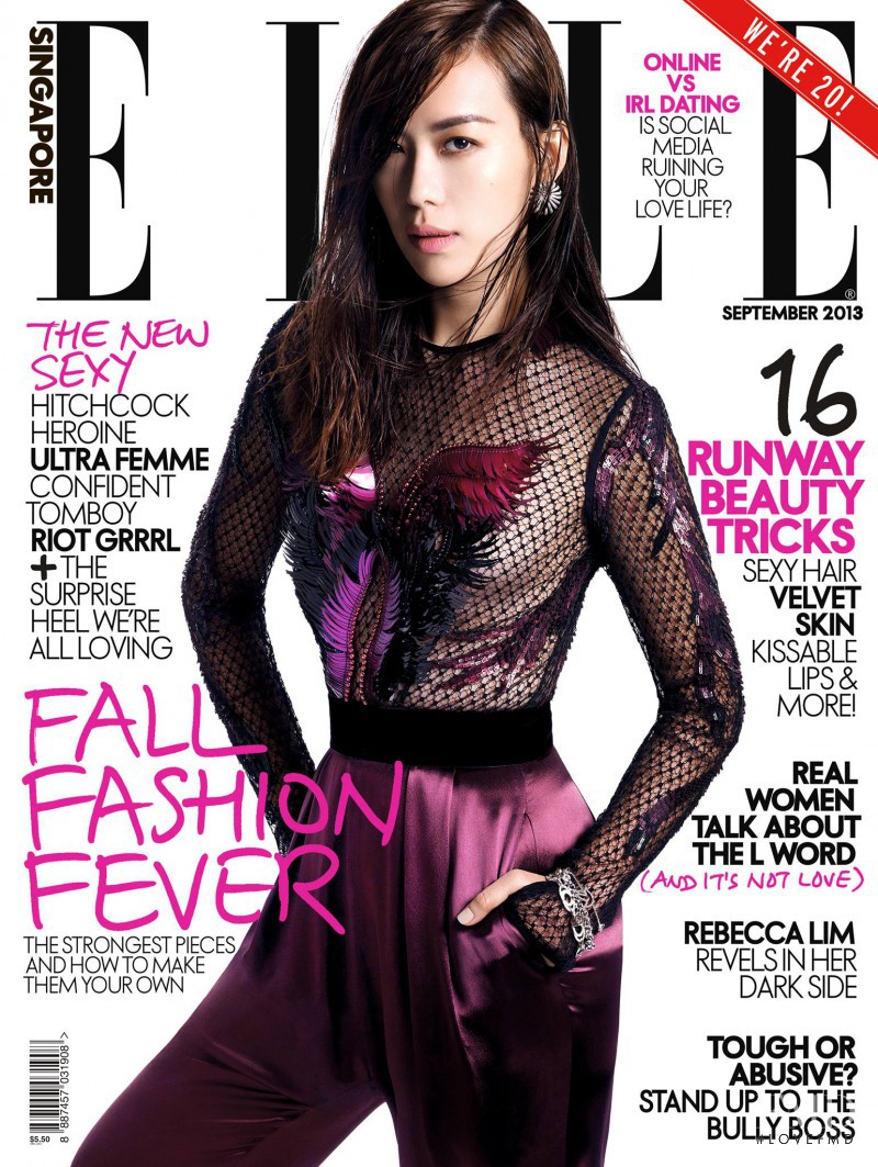 featured on the Elle Singapore cover from September 2013