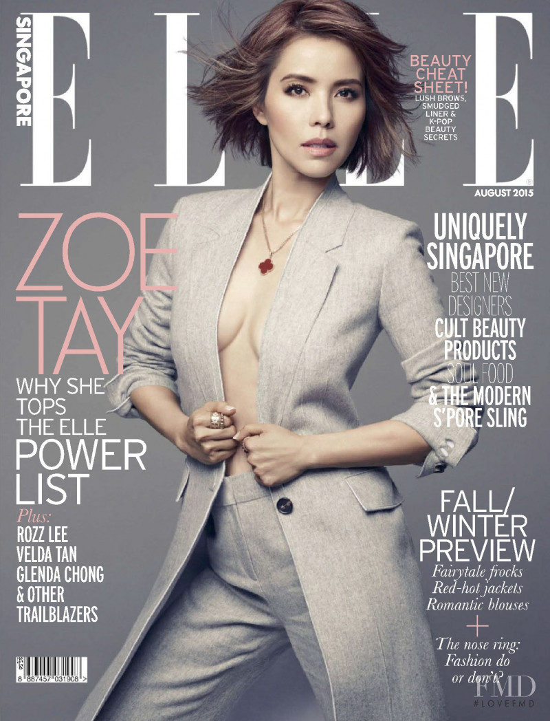  featured on the Elle Singapore cover from August 2015