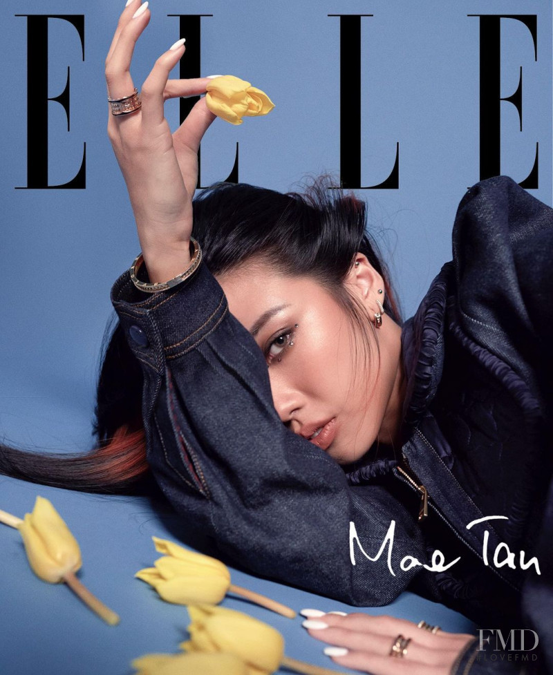 Mae Tan  featured on the Elle Singapore cover from August 2020