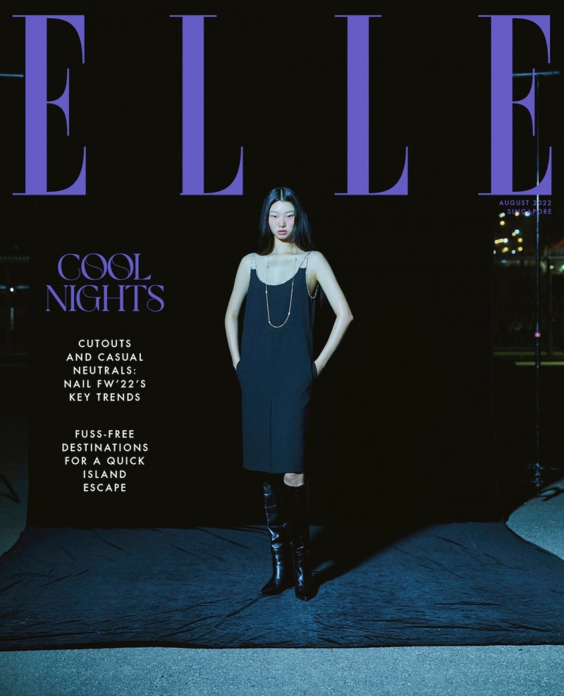  featured on the Elle Singapore cover from August 2022