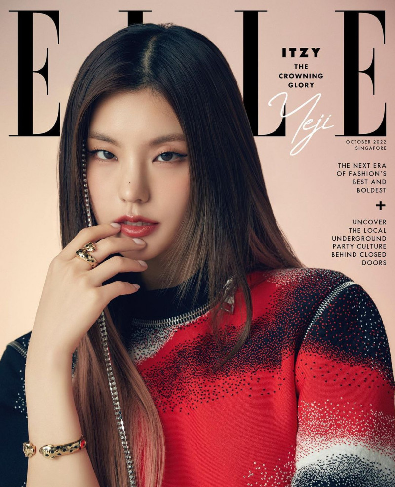  featured on the Elle Singapore cover from October 2022