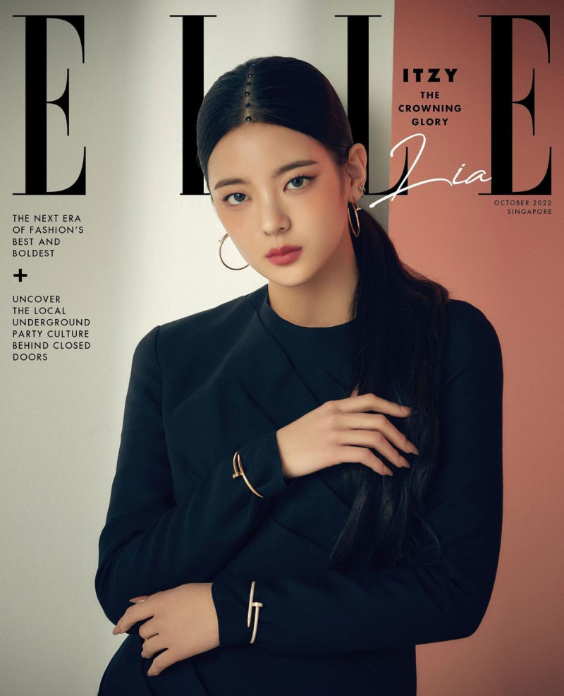  featured on the Elle Singapore cover from October 2022