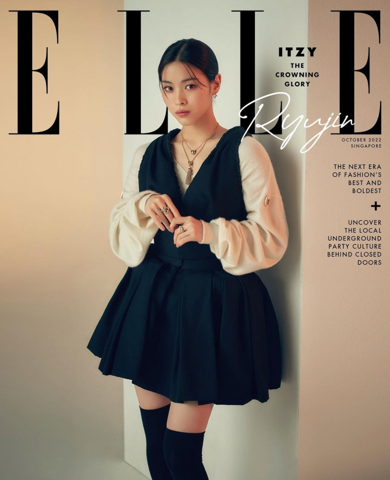  featured on the Elle Singapore cover from October 2022