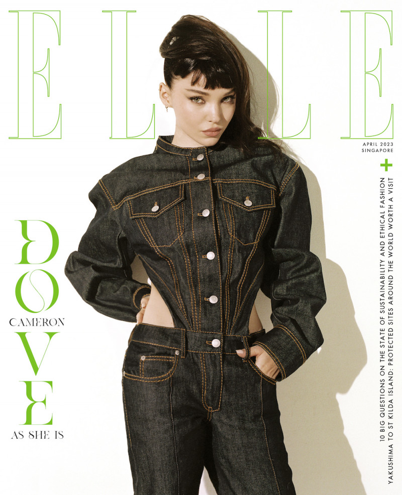 Dove Cameron featured on the Elle Singapore cover from April 2023